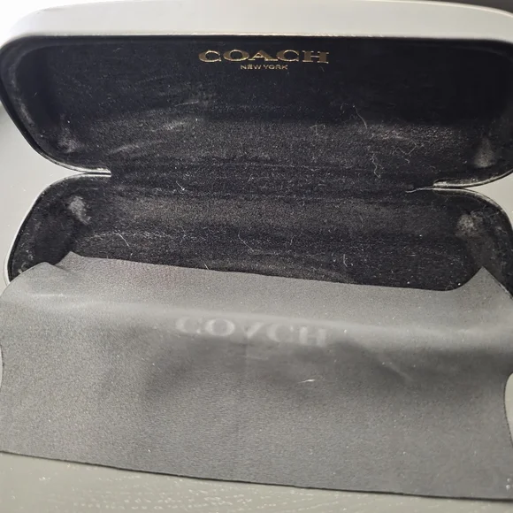 Black Coach Sunglass Glasses Case - Picture 4 of 5